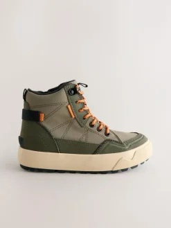Next Standard Fit (F) Warm Lined High Top Boots^BOY Boots|Boots