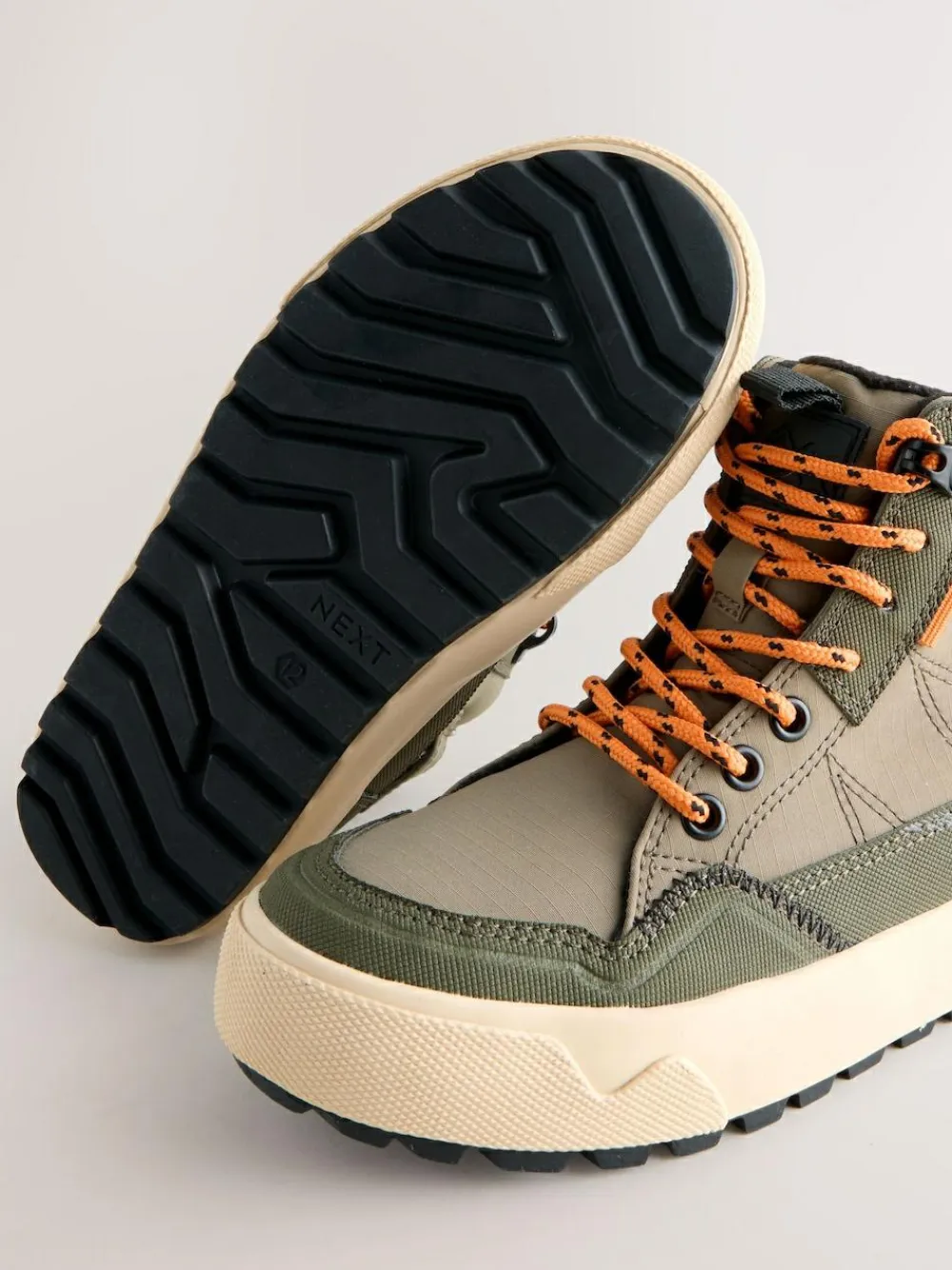 Next Standard Fit (F) Warm Lined High Top Boots^BOY Boots|Boots