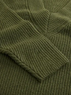 Next Super Soft V-Neck Midi Dress With Wool^Women Dresses|Midi Dresses