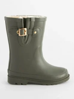 Next Warm Lined Buckle Wellies^BOY Boots|School Shoes