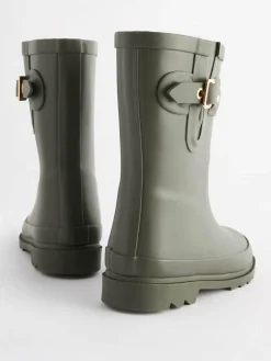 Next Warm Lined Buckle Wellies^BOY Boots|School Shoes