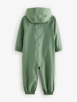 Best Next Khaki Green Waterproof Fleece Lined Puddlesuit (3mths-7yrs)