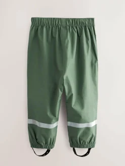 Outlet Next Waterproof Trousers (9mths-10yrs) Khaki Green