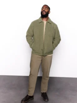 Next Wool Look Fleece Shacket^ Sweatshirts & Hoodies|Sweatshirts & Hoodies