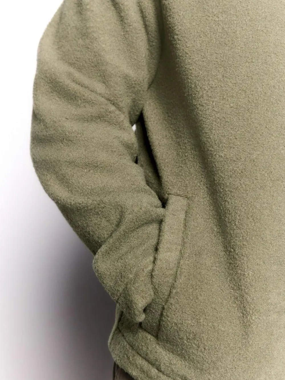 Next Wool Look Fleece Shacket^ Sweatshirts & Hoodies|Sweatshirts & Hoodies