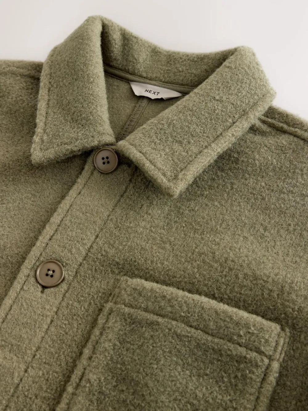 Next Wool Look Fleece Shacket^ Sweatshirts & Hoodies|Sweatshirts & Hoodies