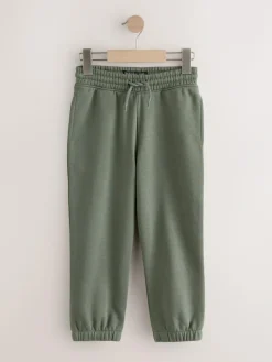 Next Regular Fit Joggers 2 Pack (3-16yrs) Khaki Green/Black