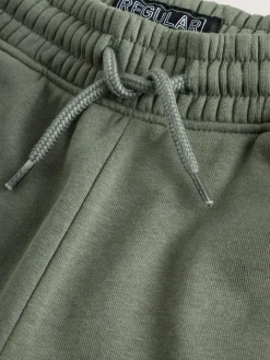 Next Regular Fit Joggers 2 Pack (3-16yrs) Khaki Green/Black