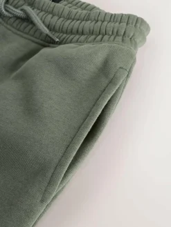 Next Regular Fit Joggers 2 Pack (3-16yrs) Khaki Green/Black