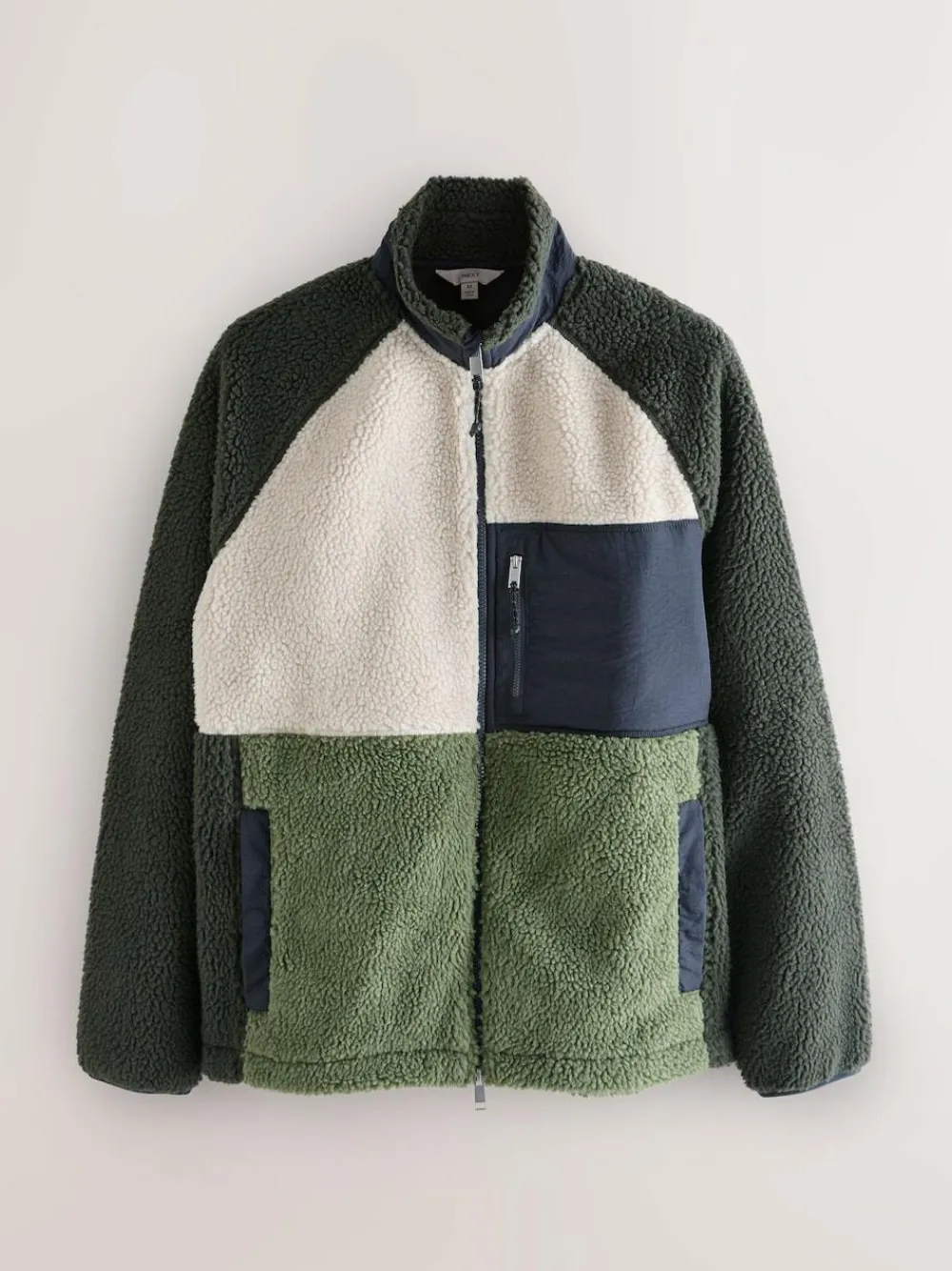 Next Colourblock Zip Through Funnel Fleece^ Sweatshirts & Hoodies|Sweatshirts & Hoodies