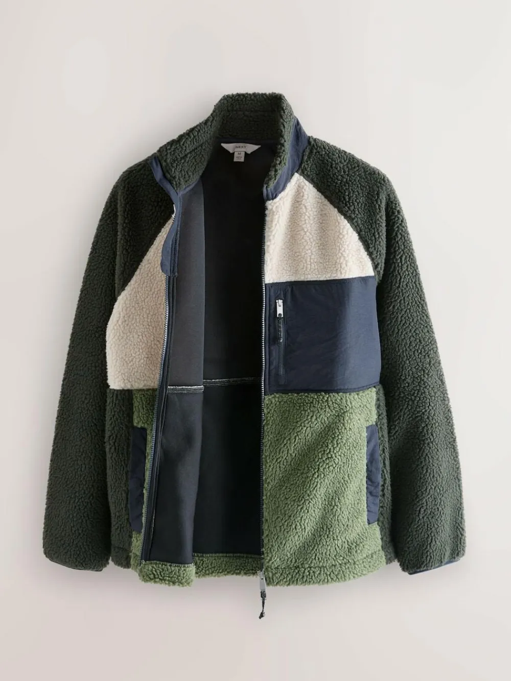 Next Colourblock Zip Through Funnel Fleece^ Sweatshirts & Hoodies|Sweatshirts & Hoodies