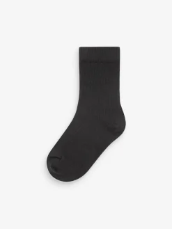 Next Cotton Rich Fine Rib Socks 7 Pack^BOY Socks & Tights|Socks & Tights