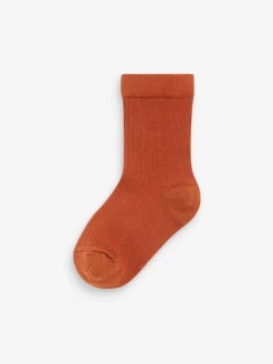 Next Cotton Rich Fine Rib Socks 7 Pack^BOY Socks & Tights|Socks & Tights