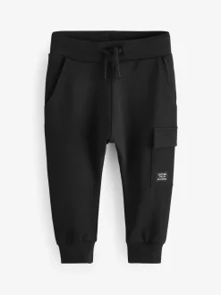 Next Khaki Green/Grey/Black Super Skinny Utility Joggers 3 Pack (3mths-7yrs)^BOY Multipacks|Jeans & Joggers