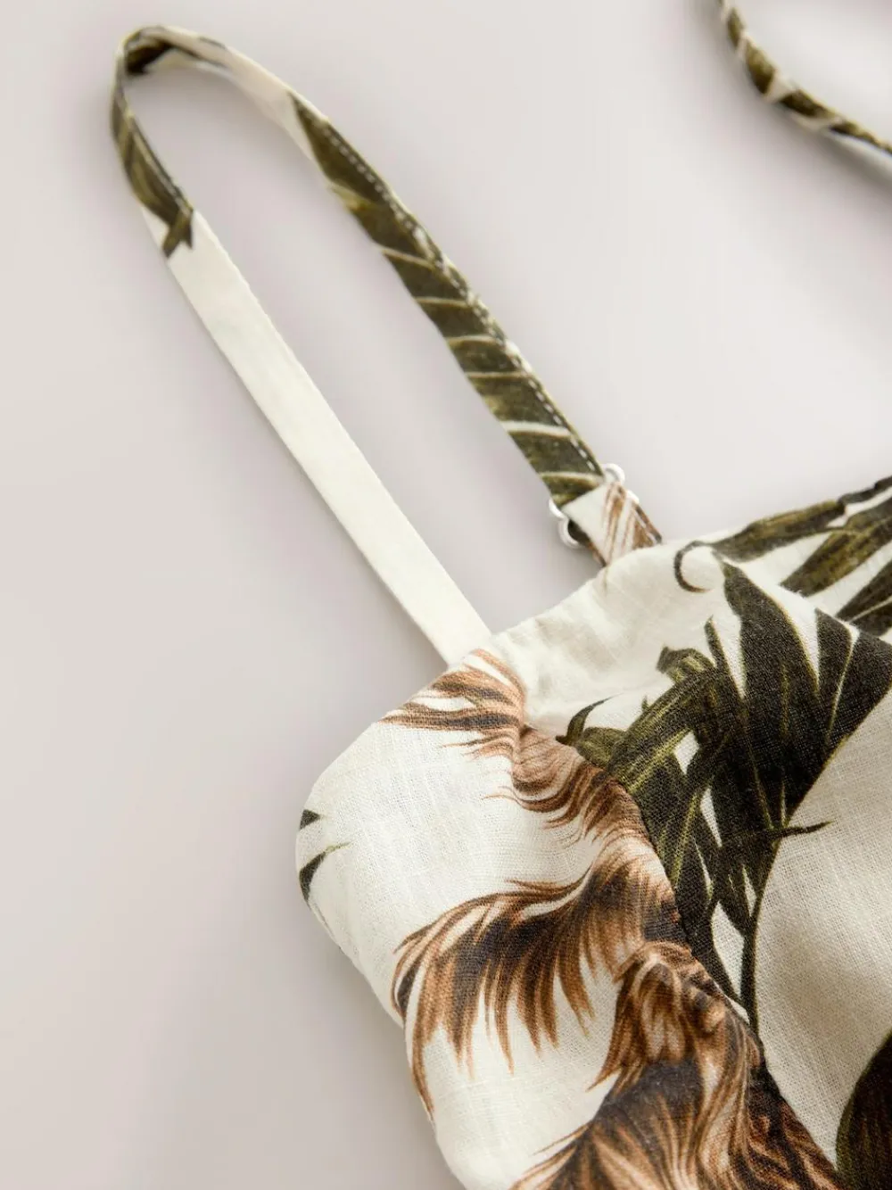 Next Ruched Bandeau Midi Dress with Linen^Women Dresses|Midi Dresses