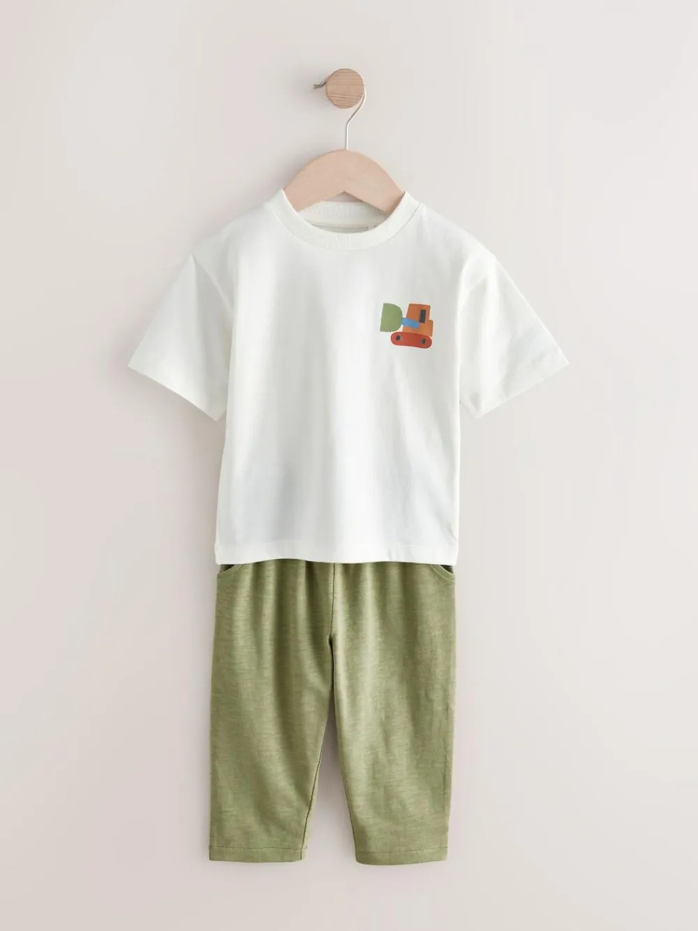 Next Short Sleeve T-Shirts & Joggers Set 3 Pack (3mths-7yrs)^BOY Multipacks|Tops