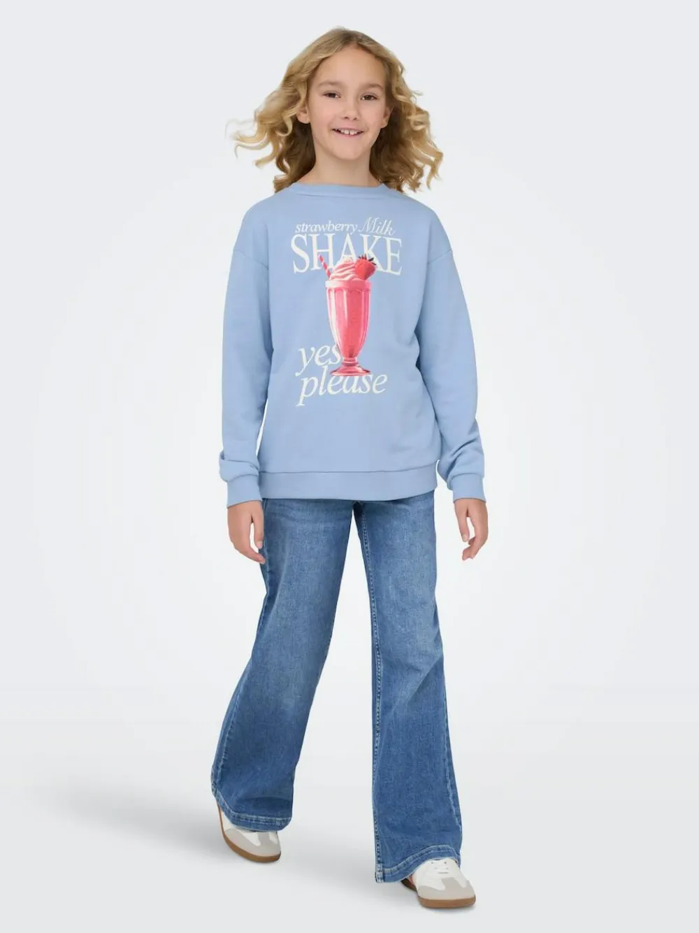 Discount ONLY KIDS KIDS ONLY Blue Wide Flared Jeans