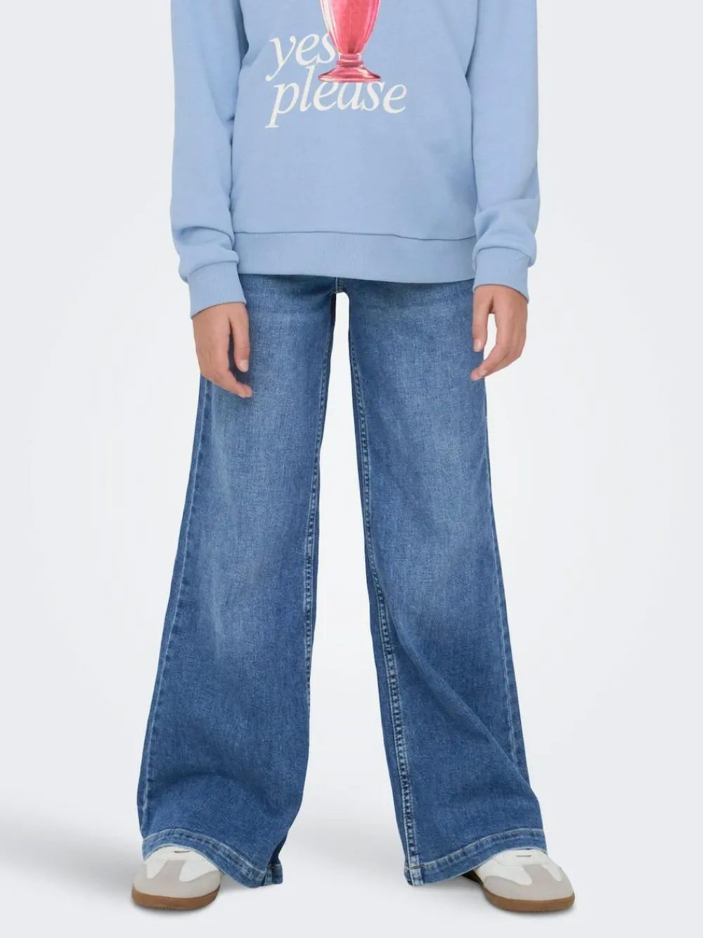 Discount ONLY KIDS KIDS ONLY Blue Wide Flared Jeans