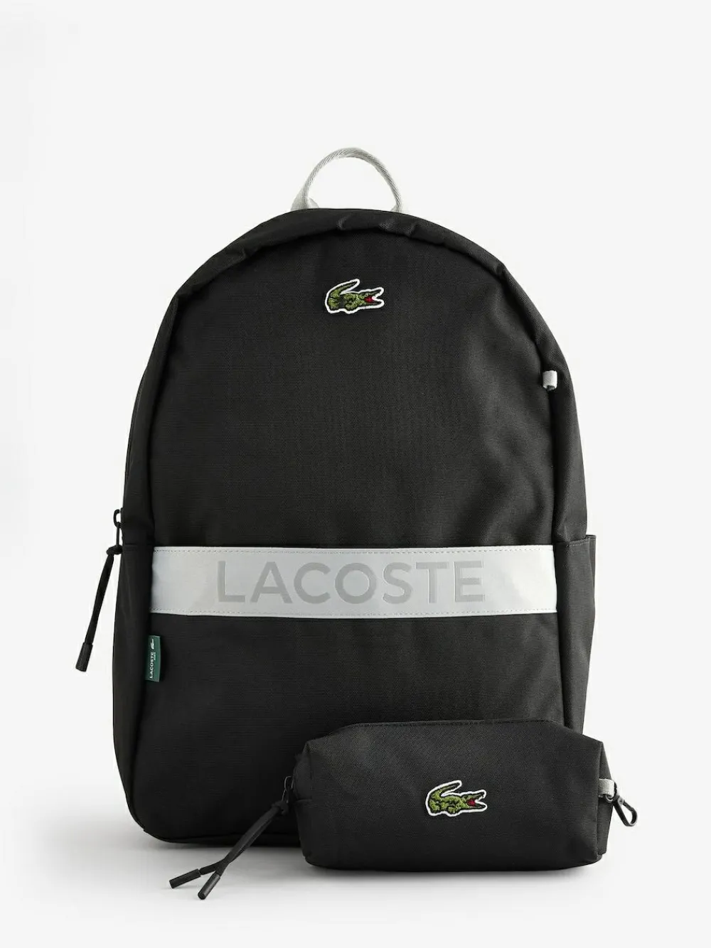 Lacoste Black Backpack with Pencil Case^BOY Bags
