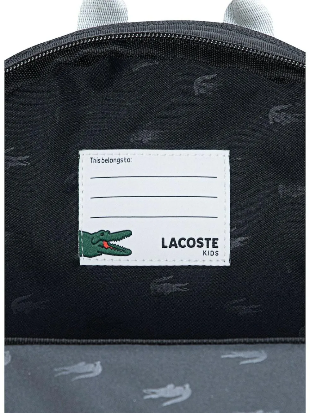 Lacoste Black Backpack with Pencil Case^BOY Bags
