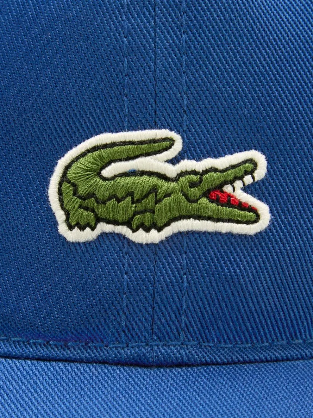 Online Lacoste Blue Core Croc Cap