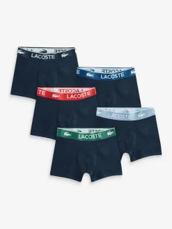 Clearance Lacoste Blue 5-Pack Solid Boxers