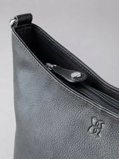 Discount Lakeland Leather Grasmere Cross-Body Bag Black