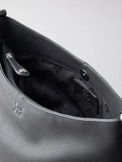 Discount Lakeland Leather Grasmere Cross-Body Bag Black