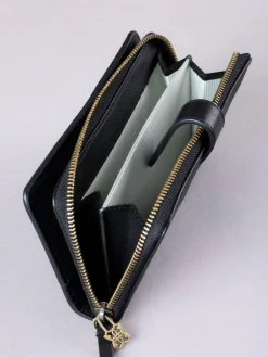 Online Lakeland Leather Newby Tab Purse Black