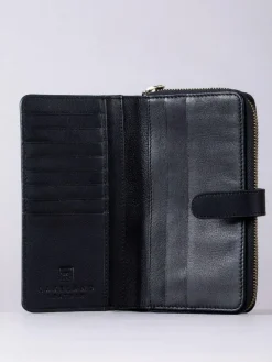 Online Lakeland Leather Newby Tab Purse Black