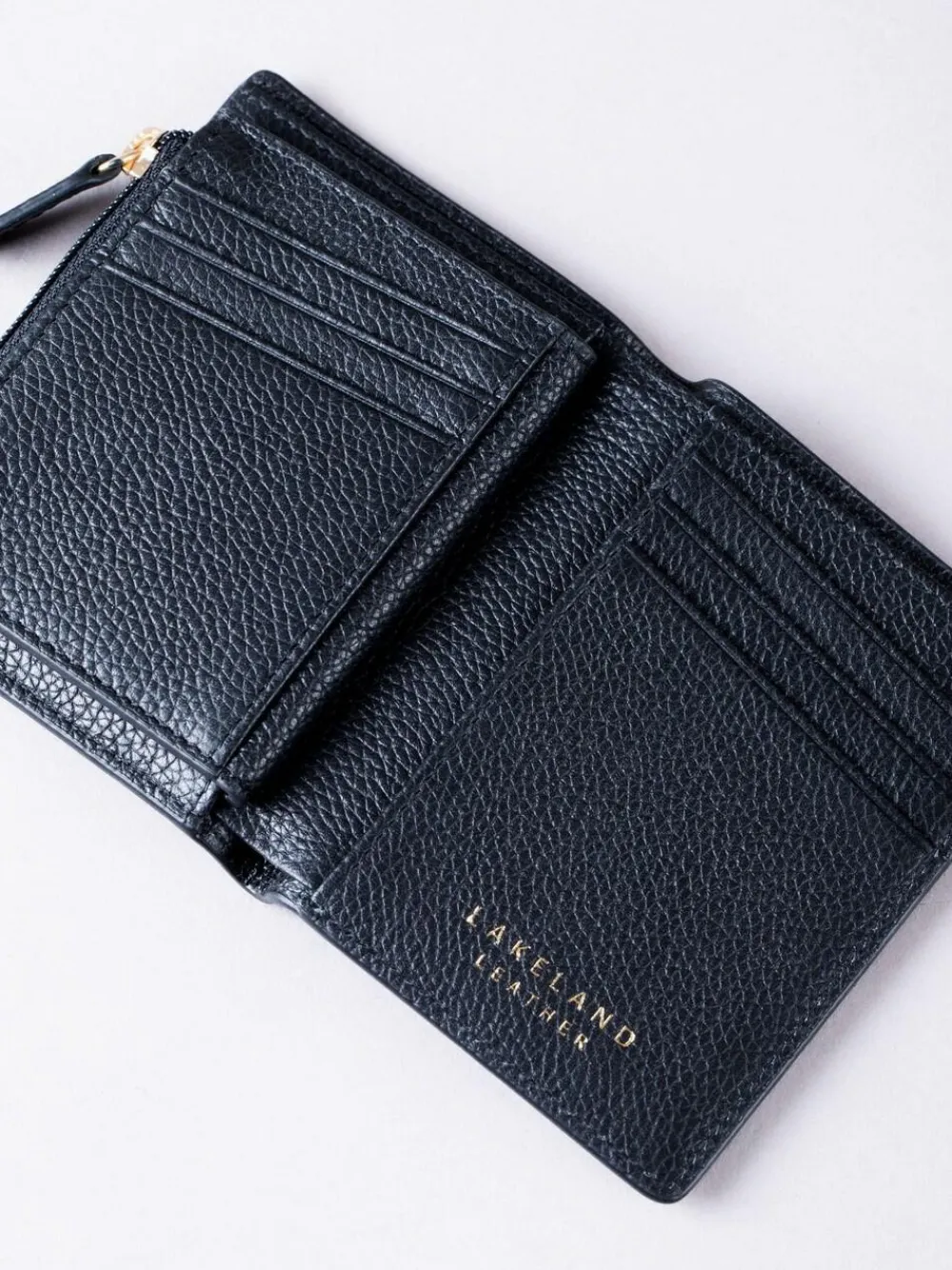 Lakeland Leather Black Newton Purse^Women Purses