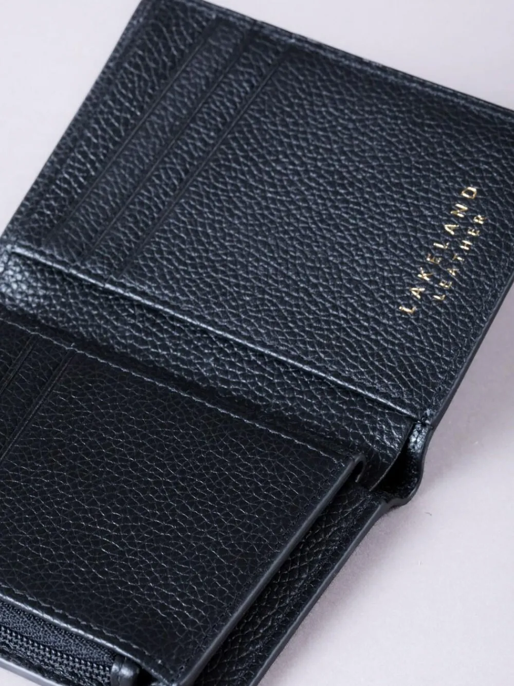 Lakeland Leather Black Newton Purse^Women Purses