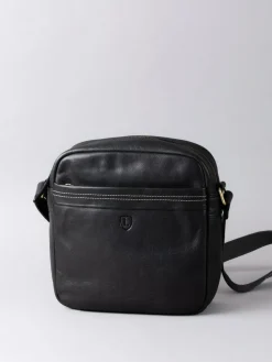 Hot Lakeland Leather Small Keswick Messenger Bag Black