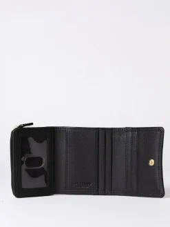 Hot Lakeland Leather Black Small Leather Flapover Purse