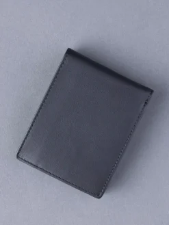 Lakeland Leather Black Stitch Bi-Fold Wallet