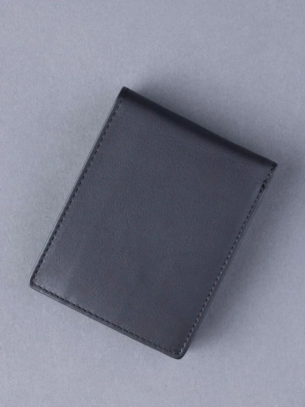 Lakeland Leather Black Stitch Bi-Fold Wallet