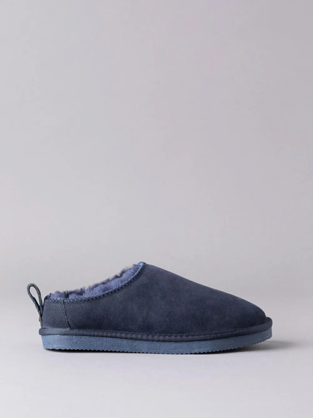 Discount Lakeland Leather Ladies Sheepskin Clog Winter Slippers Blue