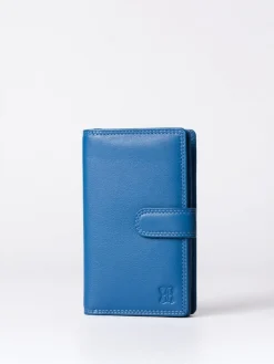 Lakeland Leather Blue Medium Tab Purse^Women Purses