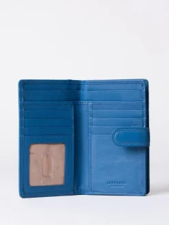 Lakeland Leather Blue Medium Tab Purse^Women Purses