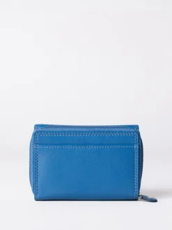 Online Lakeland Leather Blue Small Purse