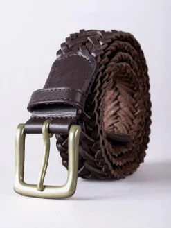 Lakeland Leather Howbeck Leather Braided Belt^ Belts & Braces