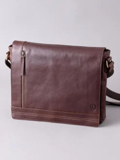 Lakeland Leather Large Keswick Leather Messenger Bag^ Bags