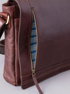 Lakeland Leather Large Keswick Leather Messenger Bag^ Bags