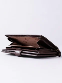 Online Lakeland Leather Brown Medium Tab Purse