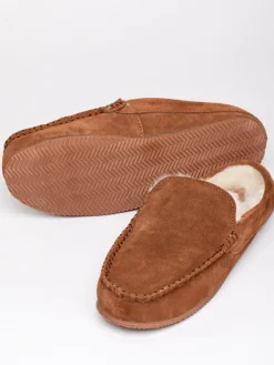 Lakeland Leather Sheepskin Moccasin Slider Slippers^ Slippers|Slippers
