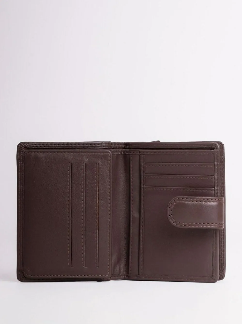 Hot Lakeland Leather Brown Small Tab Purse