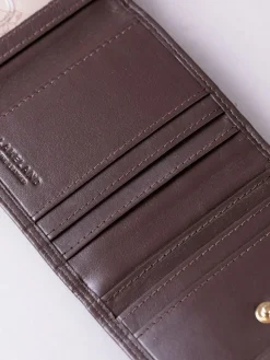 Lakeland Leather Brown Small Leather Flapover Purse^Women Purses