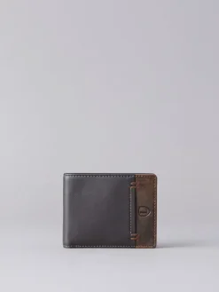 Clearance Lakeland Leather Brown Stitch Leather Bi-Fold Wallet