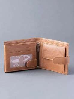 New Lakeland Leather Burneside Wallet Cognac Brown