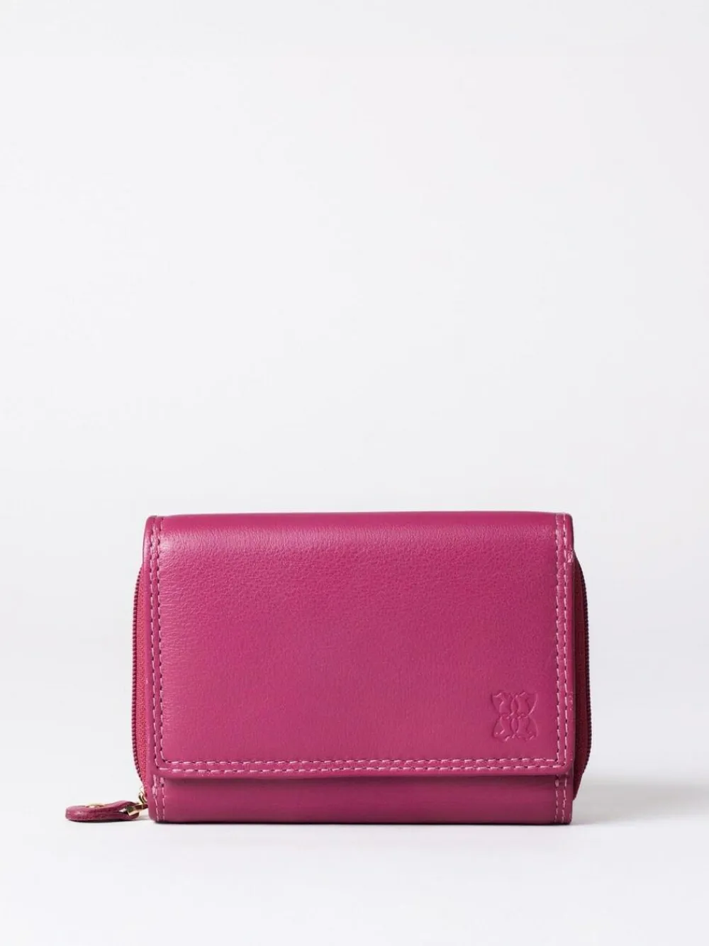 Lakeland Leather Cranberry Small Purse^Women Purses